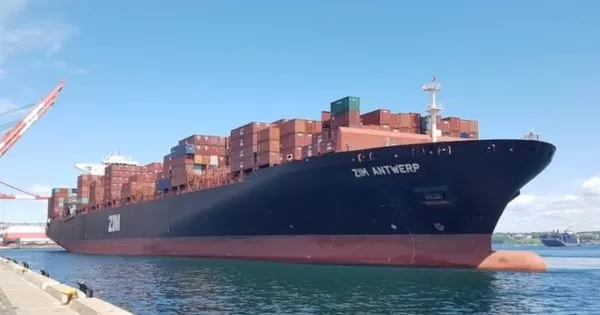 ZIM container vessel